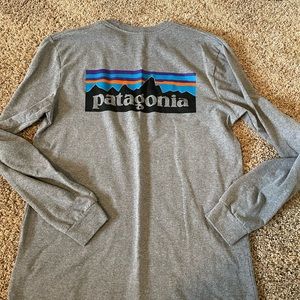 Patagonia long sleeve grey